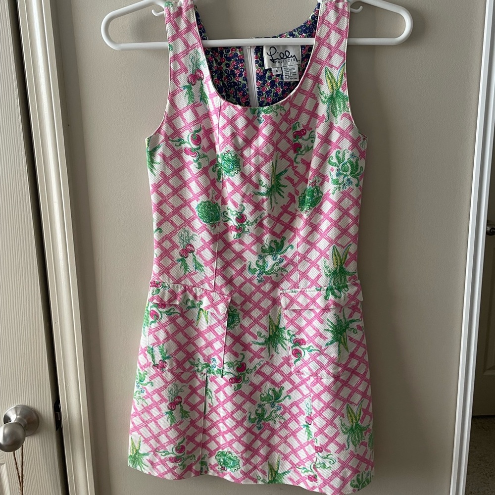 VTG Lilly Pulitzer Dress - adorable vegetable pattern